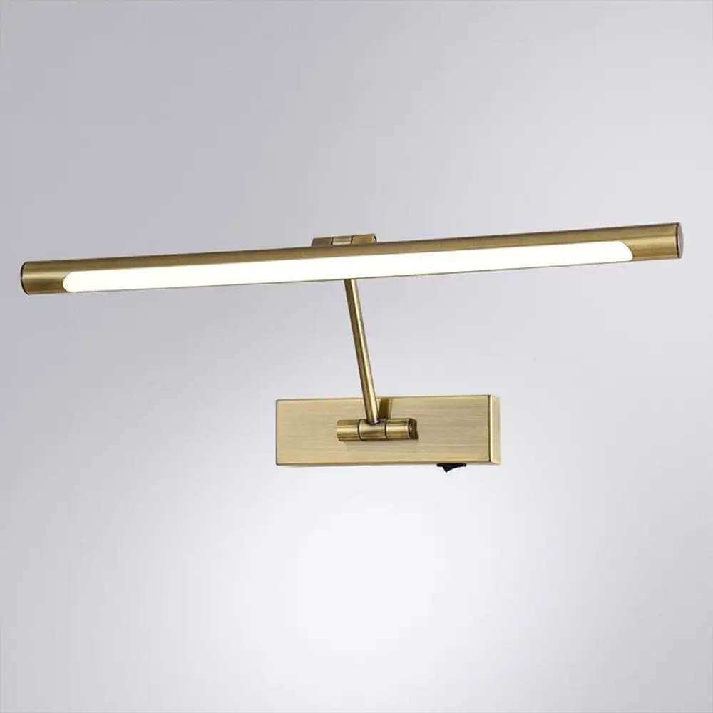 Фото 2 Подсветка для картин светодиодная Arte Lamp A1709AP-1AB нейтральный белый свет цвет бронза Фото 2 Подсветка для картин светодиодная Arte Lamp A1709AP-1AB нейтральный белый свет цвет бронза