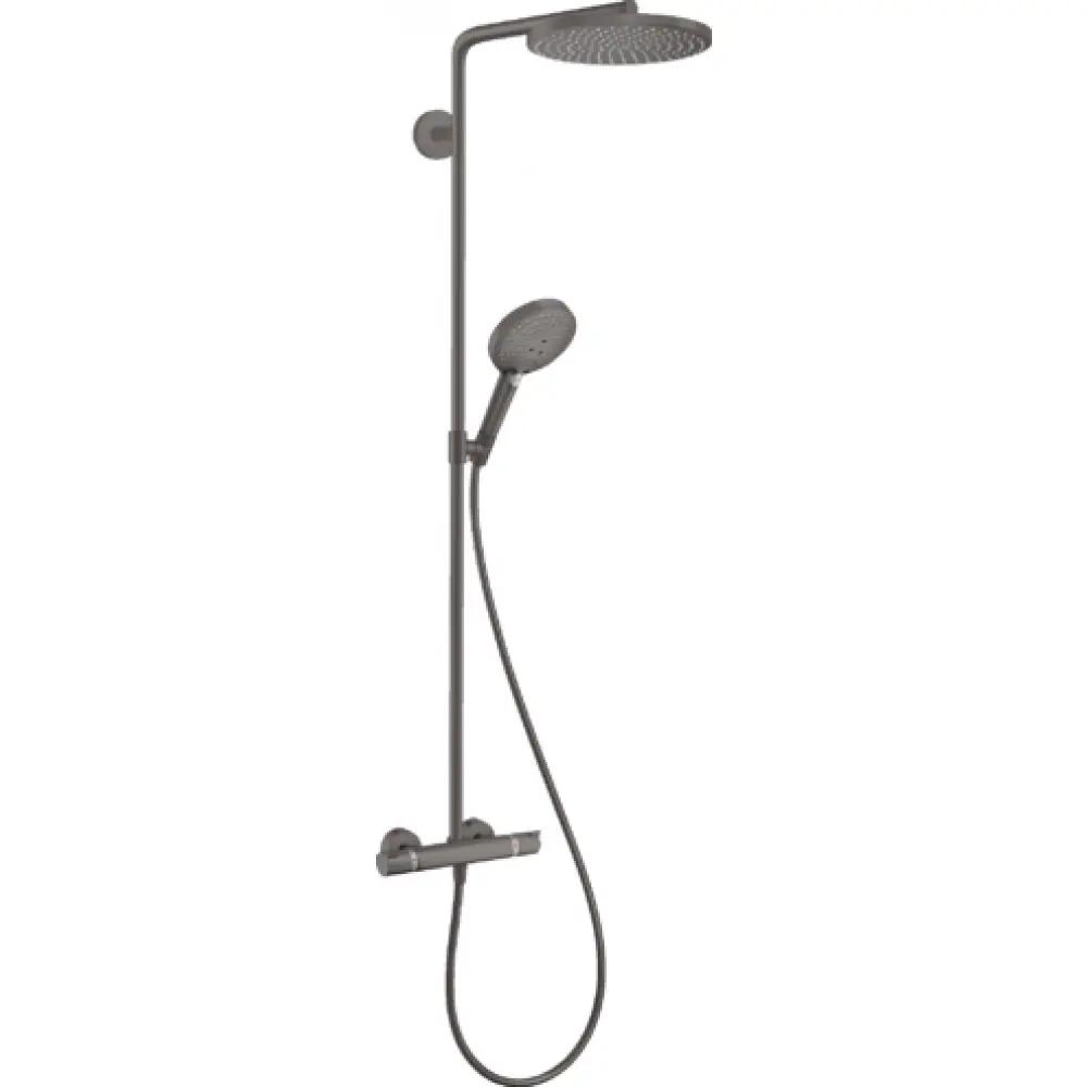 Фото 2 Душевая система Hansgrohe 27633340 3 режима цвет черный Фото 2 Душевая система Hansgrohe 27633340 3 режима цвет черный
