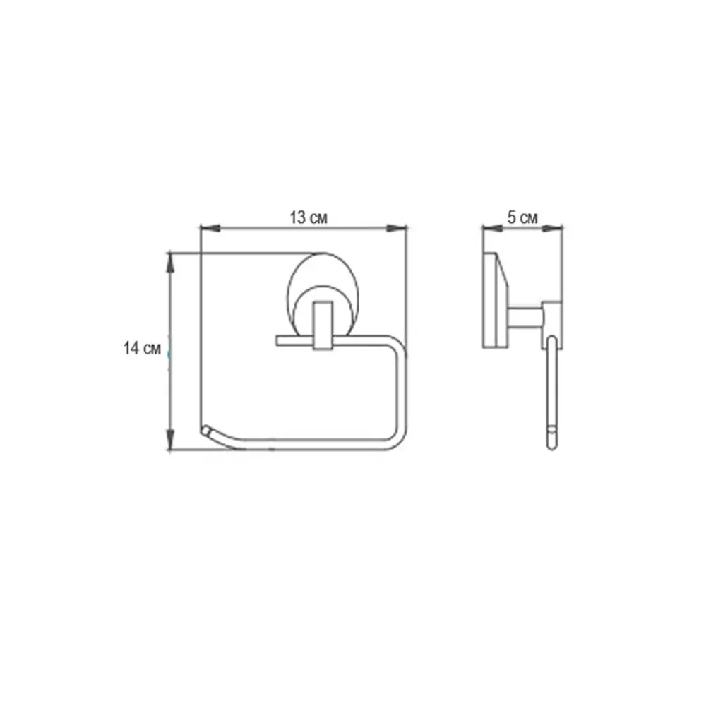 Фото 2 Держатель для туалетной бумаги Ekko E1603-3 Фото 2 Держатель для туалетной бумаги Ekko E1603-3