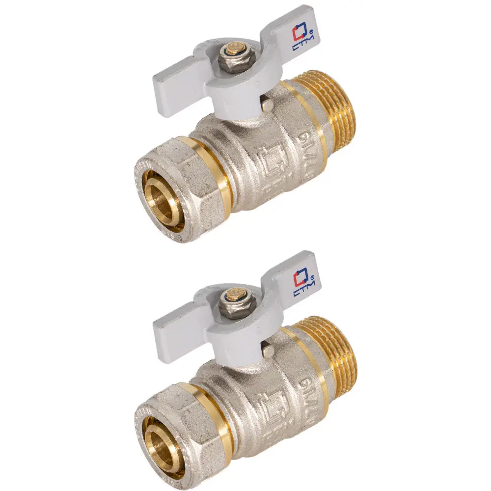 Фото Кран шаровой прямой СТМ CWPM1220K02 1/2"x20 мм НР PN16 латунь ручка бабочка Фото Кран шаровой прямой СТМ CWPM1220K02 1/2"x20 мм НР PN16 латунь ручка бабочка