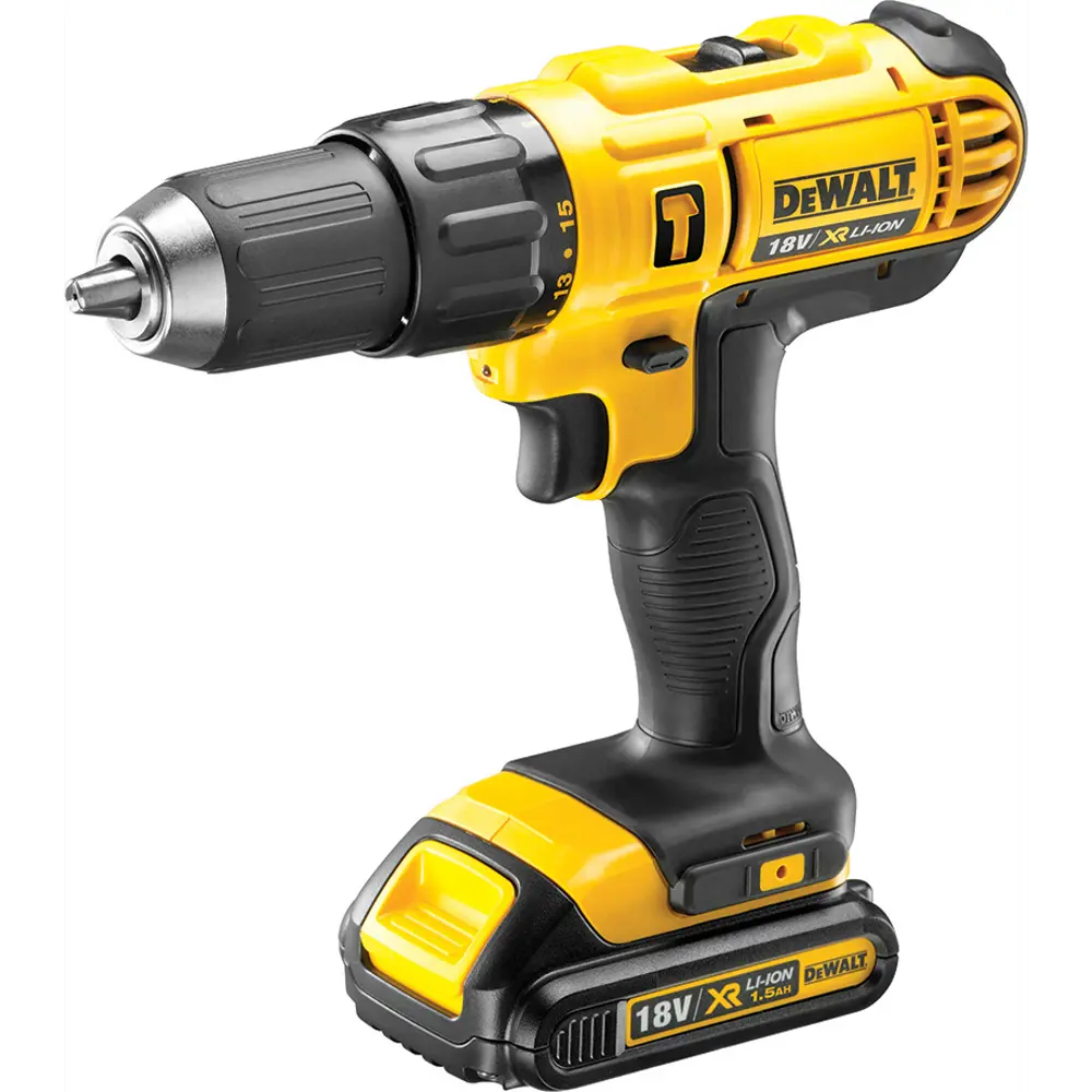 Фото 2 Дрель-шуруповерт аккумуляторная ударная Dewalt DCD776S2-ZA, 18 В Li-Ion 1x1.5 Ач Фото 2 Дрель-шуруповерт аккумуляторная ударная Dewalt DCD776S2-ZA, 18 В Li-Ion 1x1.5 Ач