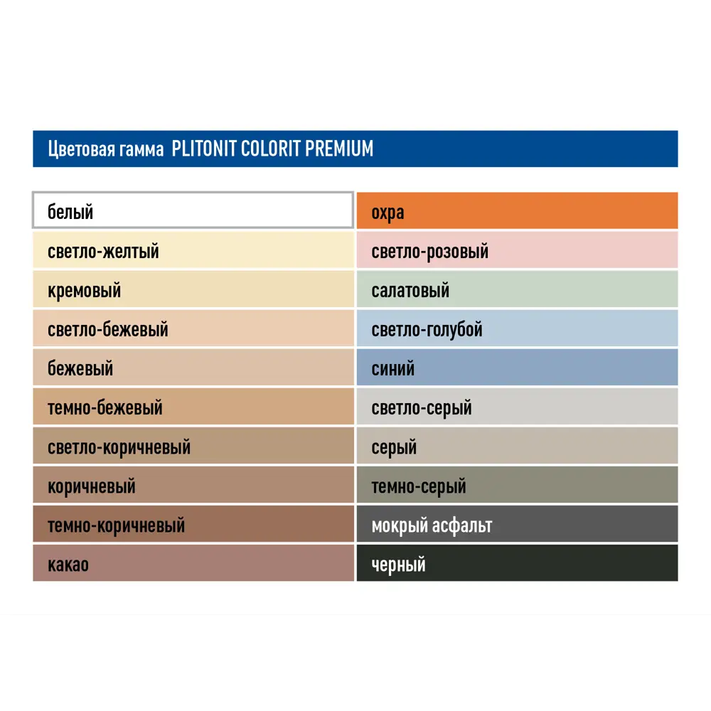 Фото 3 Затирка Plitonit Colorit Premium серая 2 кг Фото 3 Затирка Plitonit Colorit Premium серая 2 кг