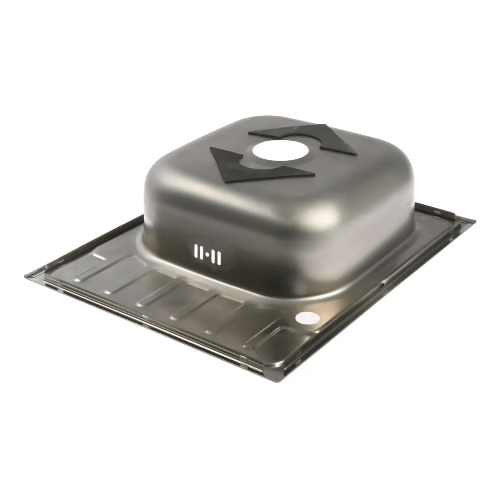 Фото 3 Врезная мойка Владикс 9397732 58x48x15 см нержавеющая сталь цвет серый