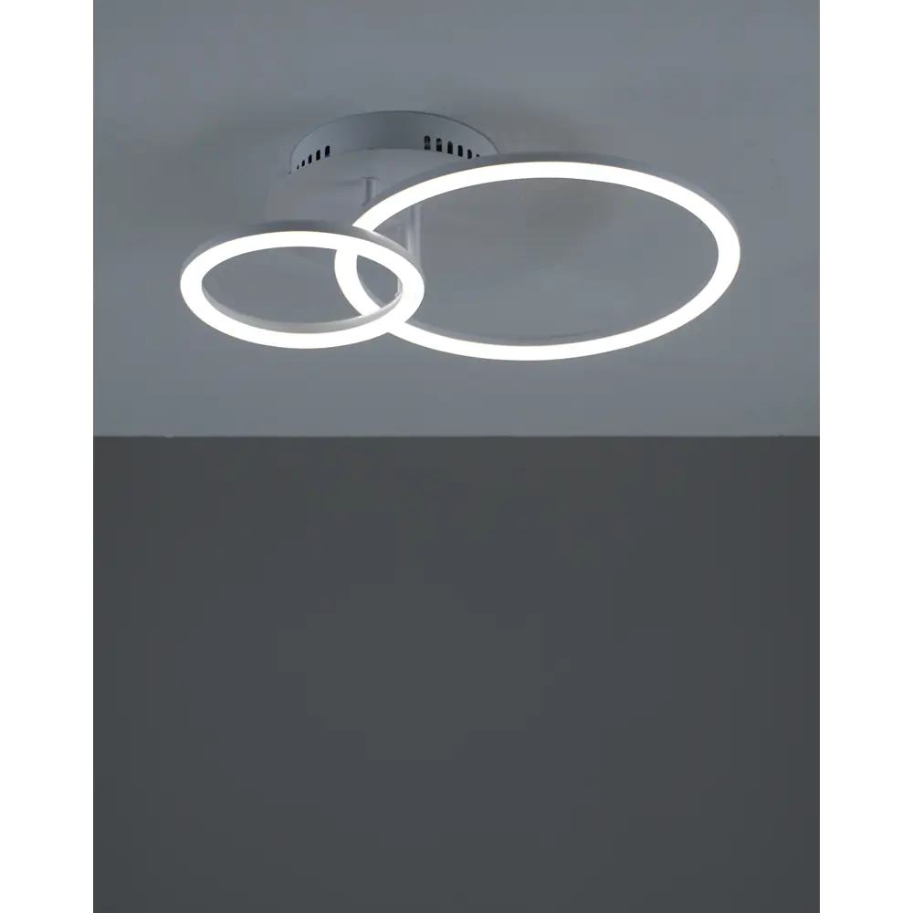 Фото 6 Люстра потолочная светодиодная Moderli Lighty V10986-cl 10 м² нейтральный белый свет цвет белый Фото 6 Люстра потолочная светодиодная Moderli Lighty V10986-cl 10 м² нейтральный белый свет цвет белый