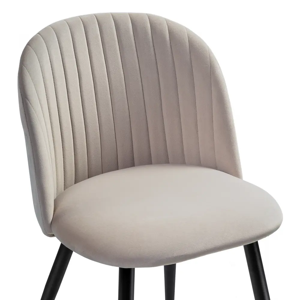 Фото 6 Стул Woodville 15350 46x78x54 см велюр цвет бежевый Фото 6 Стул Woodville 15350 46x78x54 см велюр цвет бежевый