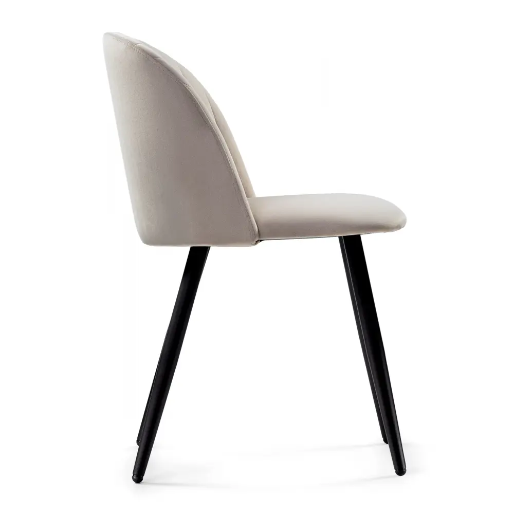 Фото 4 Стул Woodville 15350 46x78x54 см велюр цвет бежевый Фото 4 Стул Woodville 15350 46x78x54 см велюр цвет бежевый