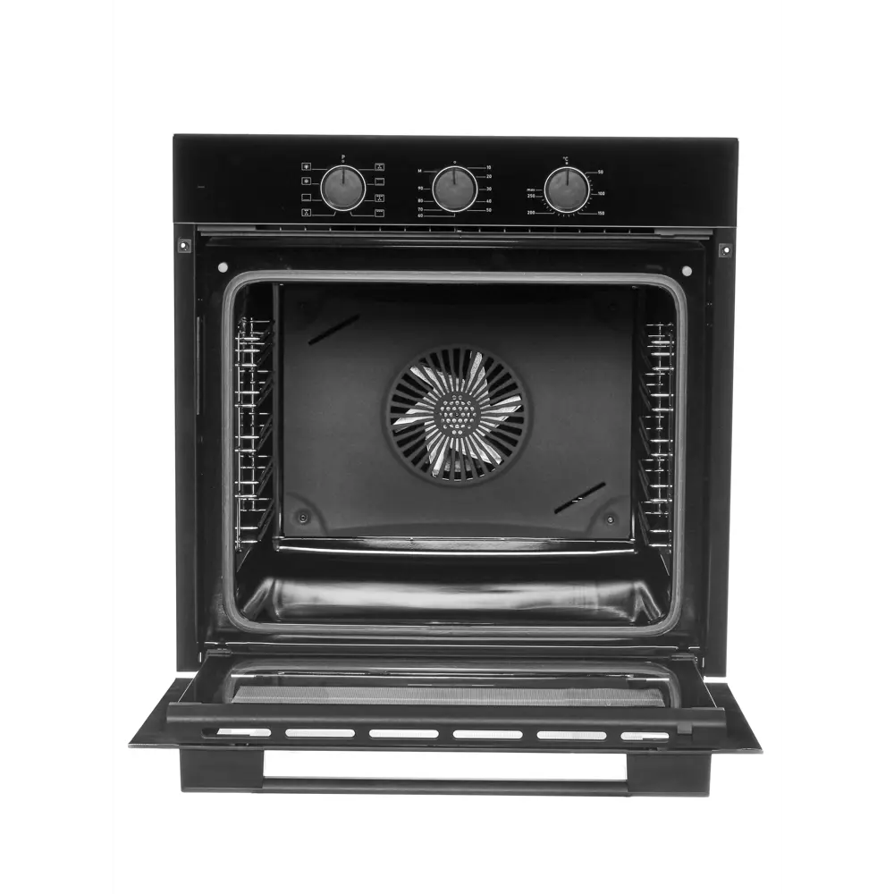 Фото 3 Встраиваемый духовой шкаф Jacky`s JO EN7618 59.5х59.5х56.7 см цвет черное стекло Фото 3 Встраиваемый духовой шкаф Jacky`s JO EN7618 59.5х59.5х56.7 см цвет черное стекло