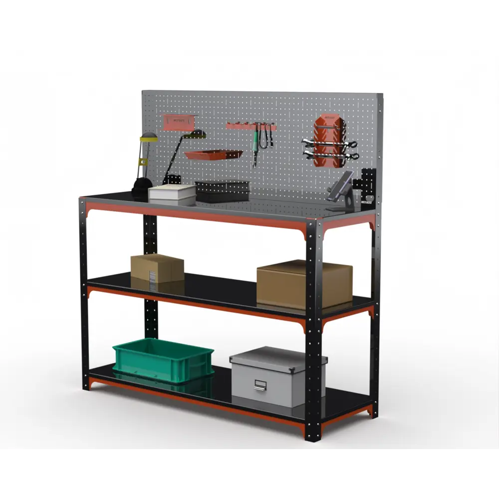 Фото 3 Стол-верстак Metalex Kit 204637 950x1000x500 мм, максимальная нагрузка до 260 кг