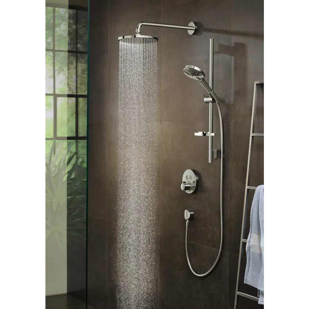 Фото 3 Смеситель для душа Hansgrohe ShowerSelect S 15743000 термостат цвет хром Фото 3 Смеситель для душа Hansgrohe ShowerSelect S 15743000 термостат цвет хром