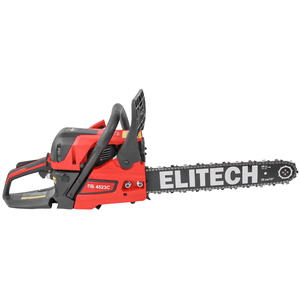 Фото 4 Бензопила Elitech 205454 3.3 л.с. шина 45 см Фото 4 Бензопила Elitech 205454 3.3 л.с. шина 45 см