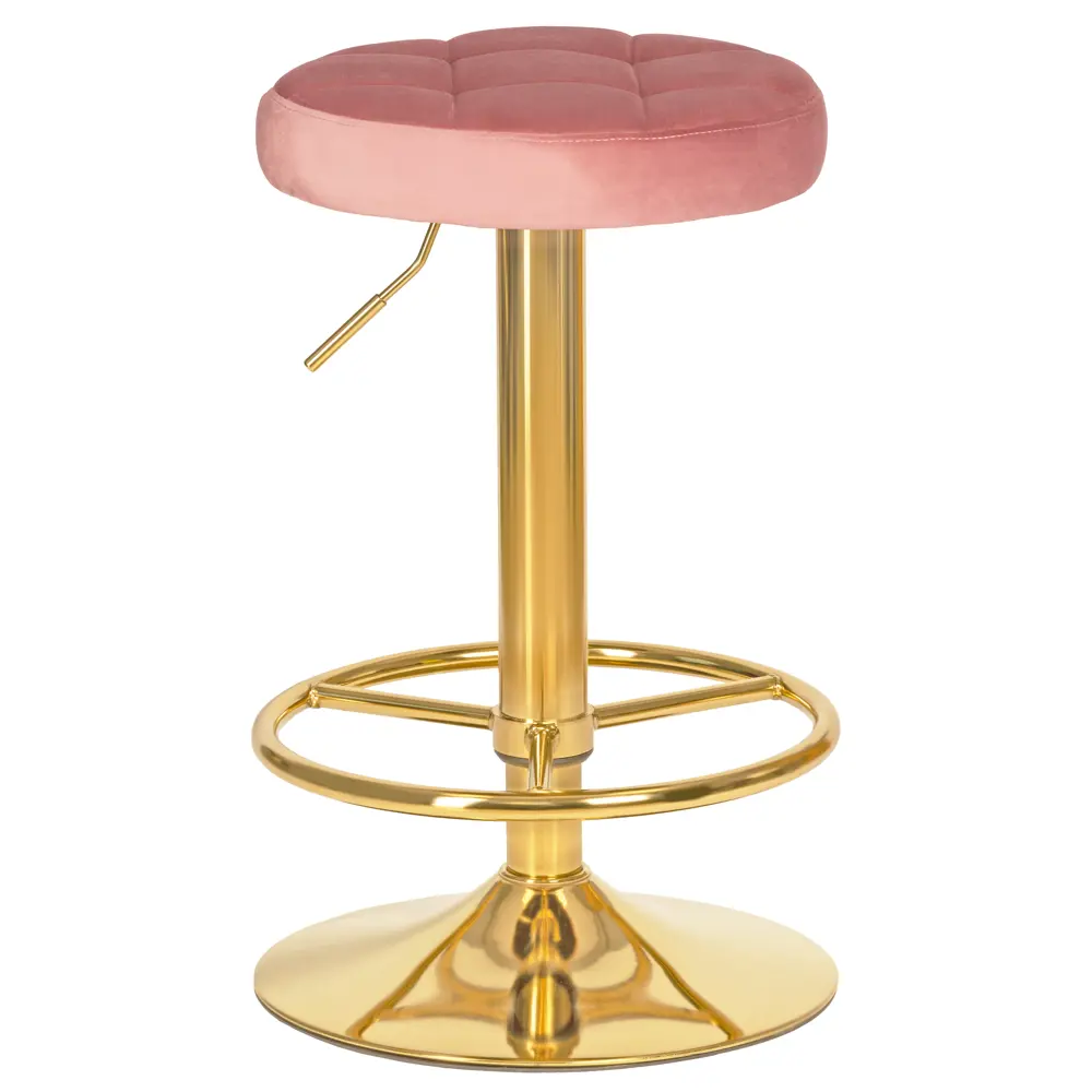 Фото Барный стул Dobrin Bruno gold lm-5008 36x83x36 цвет розовый Фото Барный стул Dobrin Bruno gold lm-5008 36x83x36 цвет розовый