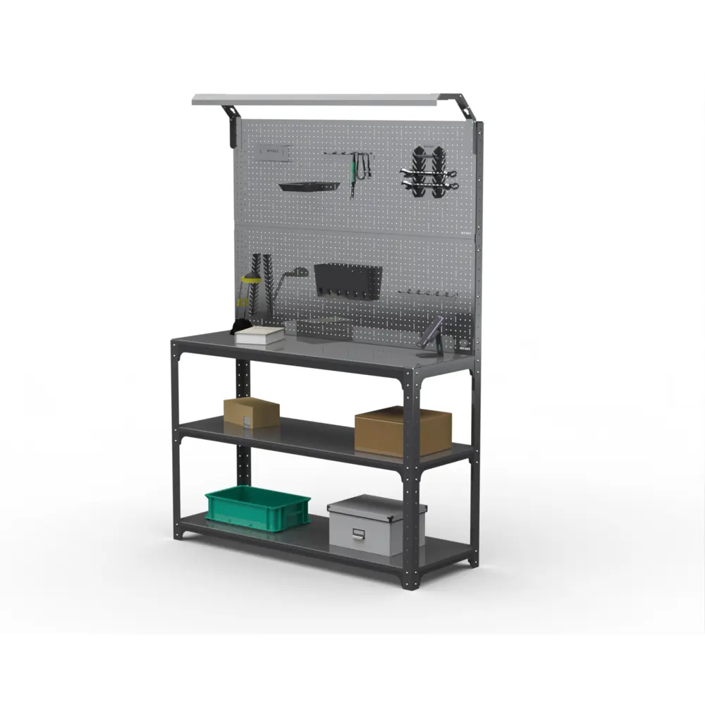 Фото 3 Стол-верстак Metalex 205302 950x1500x500 мм, максимальная нагрузка 260 кг