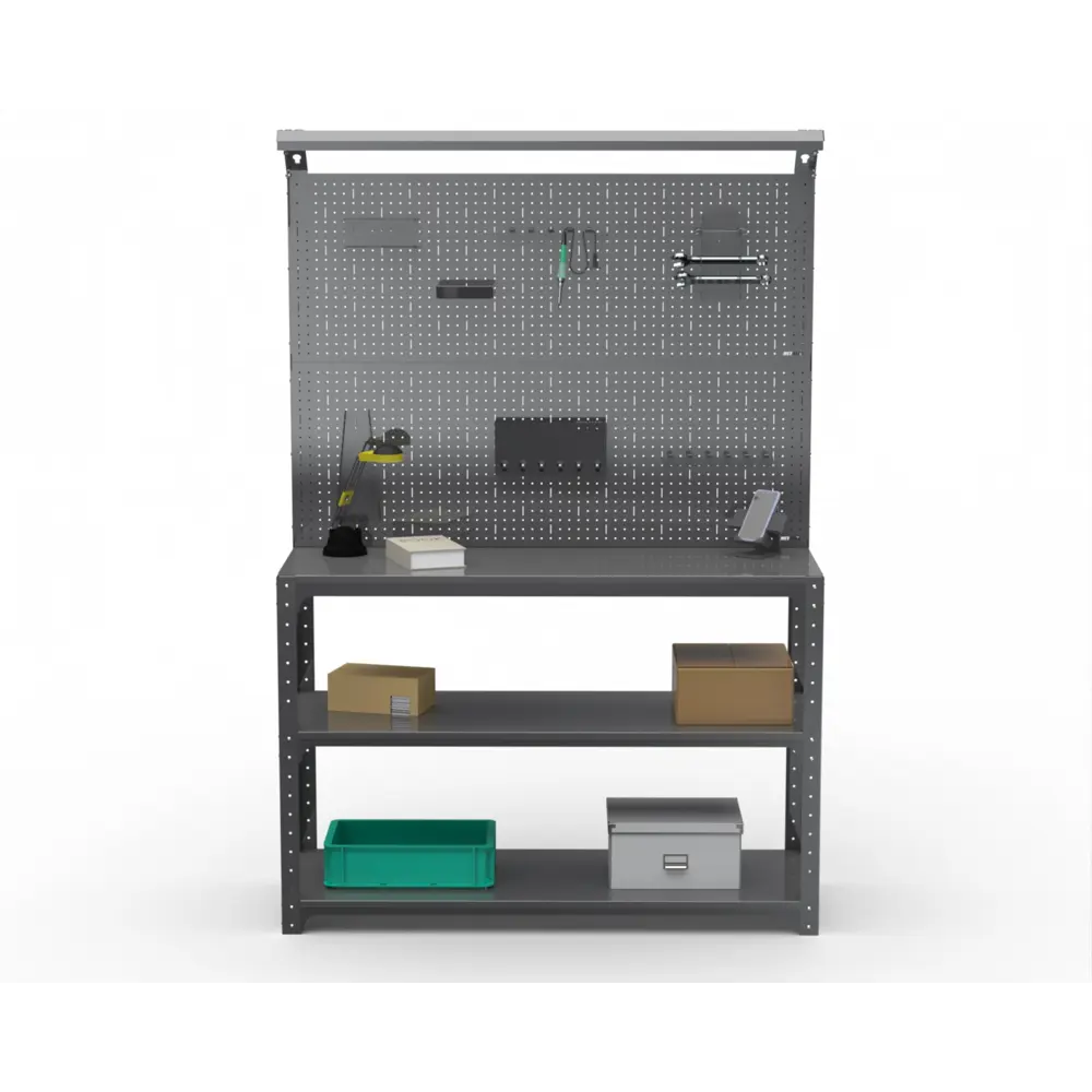 Фото 2 Стол-верстак Metalex 205302 950x1500x500 мм, максимальная нагрузка 260 кг