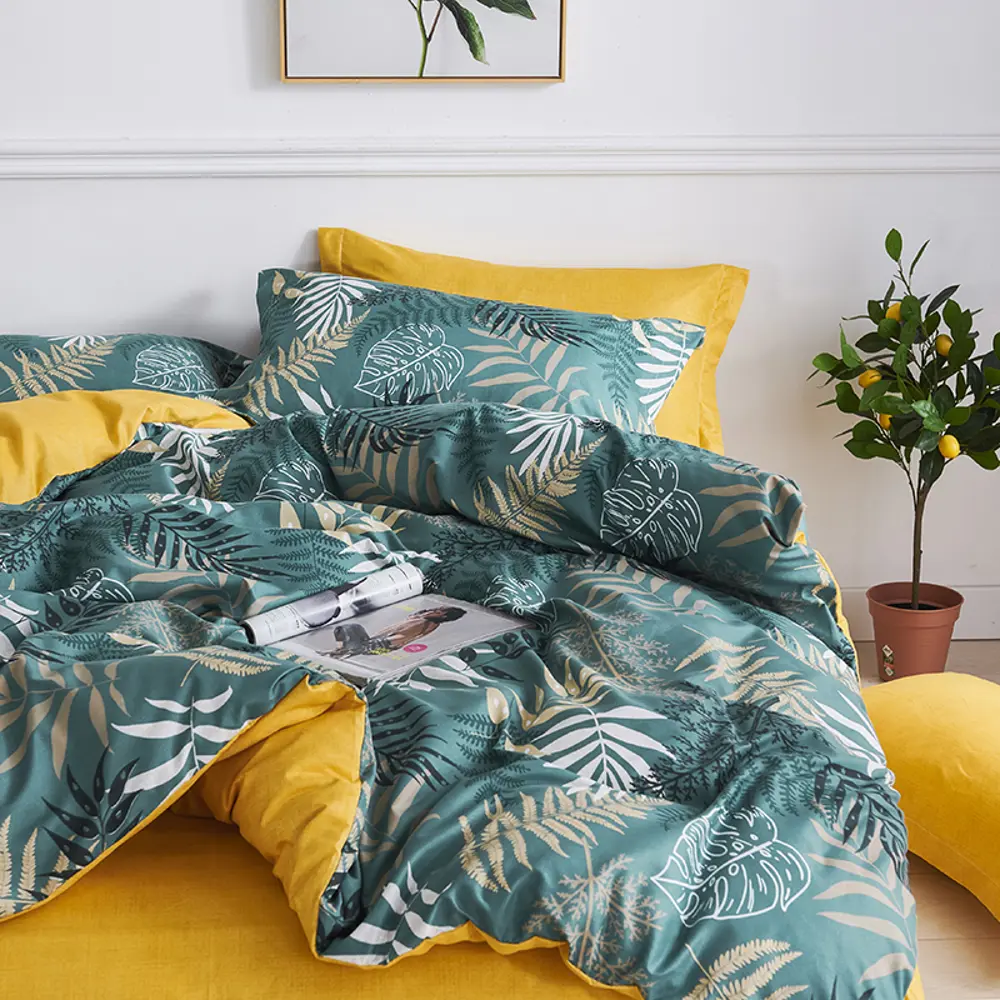 Фото Комплект постельного белья Tango Dream Fly 2-спальный полисатин наволочки 70x70 - 2 шт цвет белый/желтый/зеленый DF02-391-70 Фото Комплект постельного белья Tango Dream Fly 2-спальный полисатин наволочки 70x70 - 2 шт цвет белый/желтый/зеленый DF02-391-70