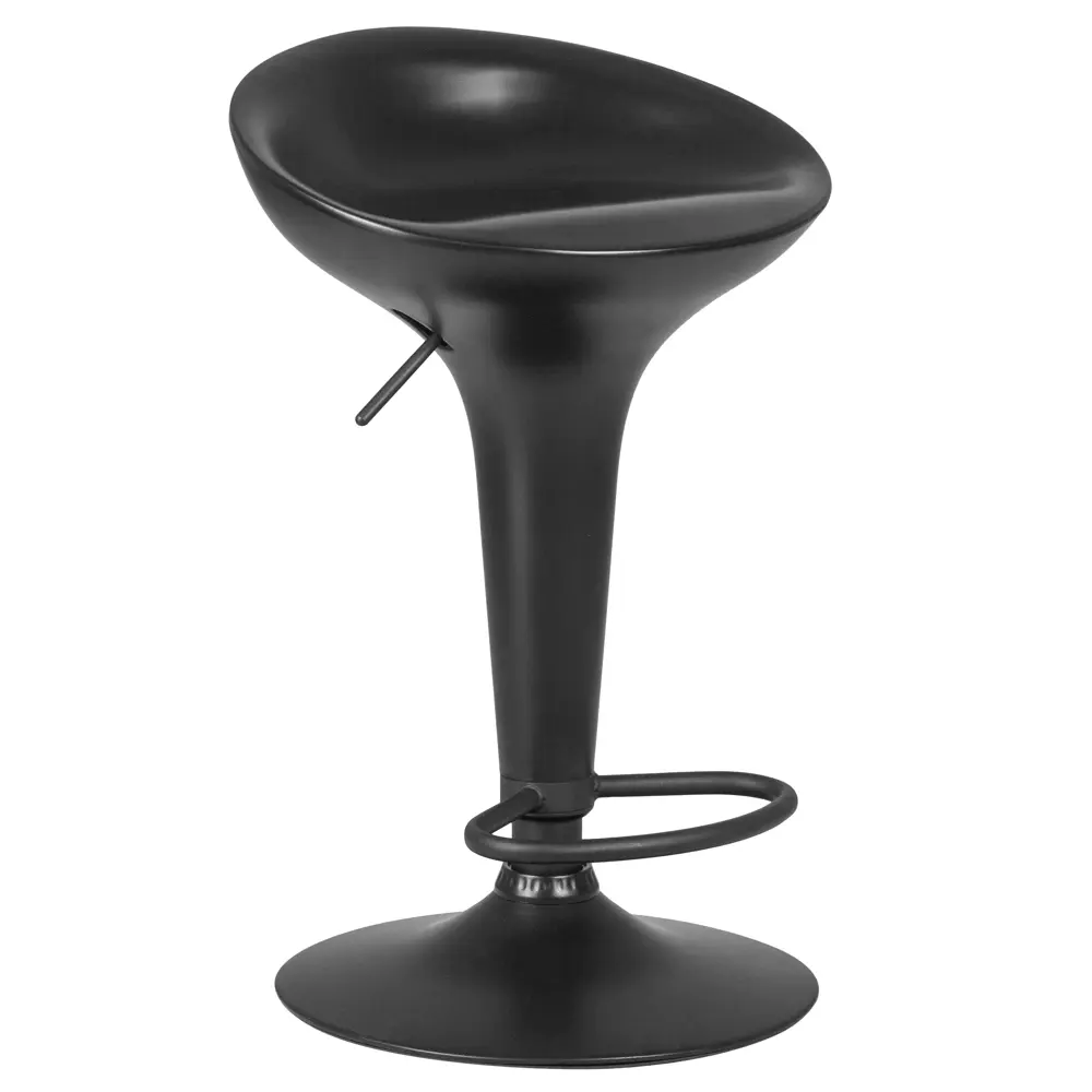 Фото 2 Барный стул Dobrin Bomba black 43x88x36 см цвет черный 2 шт Фото 2 Барный стул Dobrin Bomba black 43x88x36 см цвет черный 2 шт