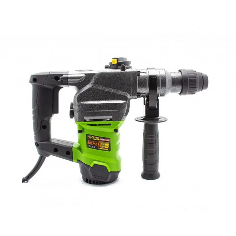 Фото 2 Перфоратор сетевой SDS Plus Procraft BH1750, 1750 Вт, 4.5 Дж Фото 2 Перфоратор сетевой SDS Plus Procraft BH1750, 1750 Вт, 4.5 Дж