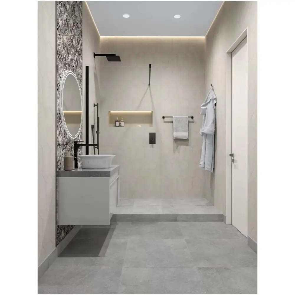 Фото 4 Керамогранит Kerama marazzi DD600420R 60x60см 1.8 м² цвет серый, цена за упаковку Фото 4 Керамогранит Kerama marazzi DD600420R 60x60см 1.8 м² цвет серый, цена за упаковку