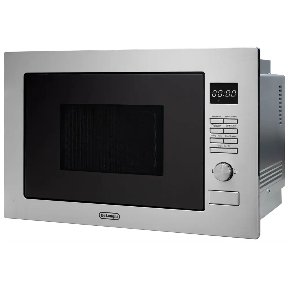 Фото 10 Встраиваемая микроволновая печь Delonghi DMO 25IM TORINO 25 л 59.5x38.8x40 см цвет нержавеющая сталь Фото 10 Встраиваемая микроволновая печь Delonghi DMO 25IM TORINO 25 л 59.5x38.8x40 см цвет нержавеющая сталь