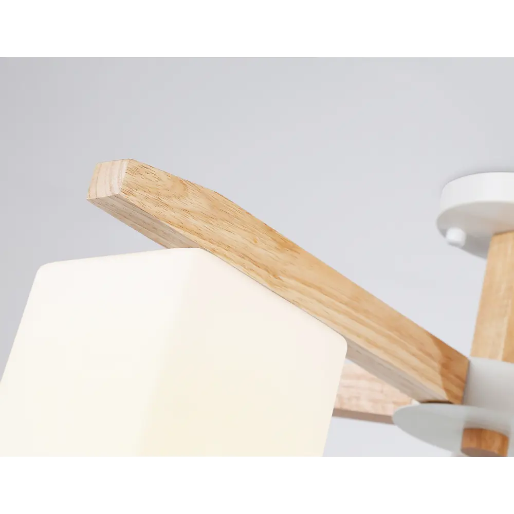 Фото 2 Люстра на штанге Ambrella Light Traditional Ambr_tr83118 5 ламп 7.86 м² цвет белый/светлое дерево Фото 2 Люстра на штанге Ambrella Light Traditional Ambr_tr83118 5 ламп 7.86 м² цвет белый/светлое дерево