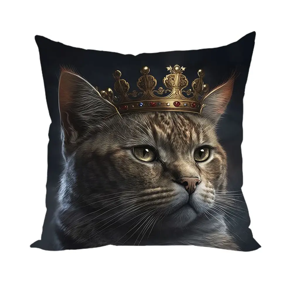 Фото Подушка декоративная Zaberite Коты-Короли Генри 3467, 40x40 см Фото Подушка декоративная Zaberite Коты-Короли Генри 3467, 40x40 см