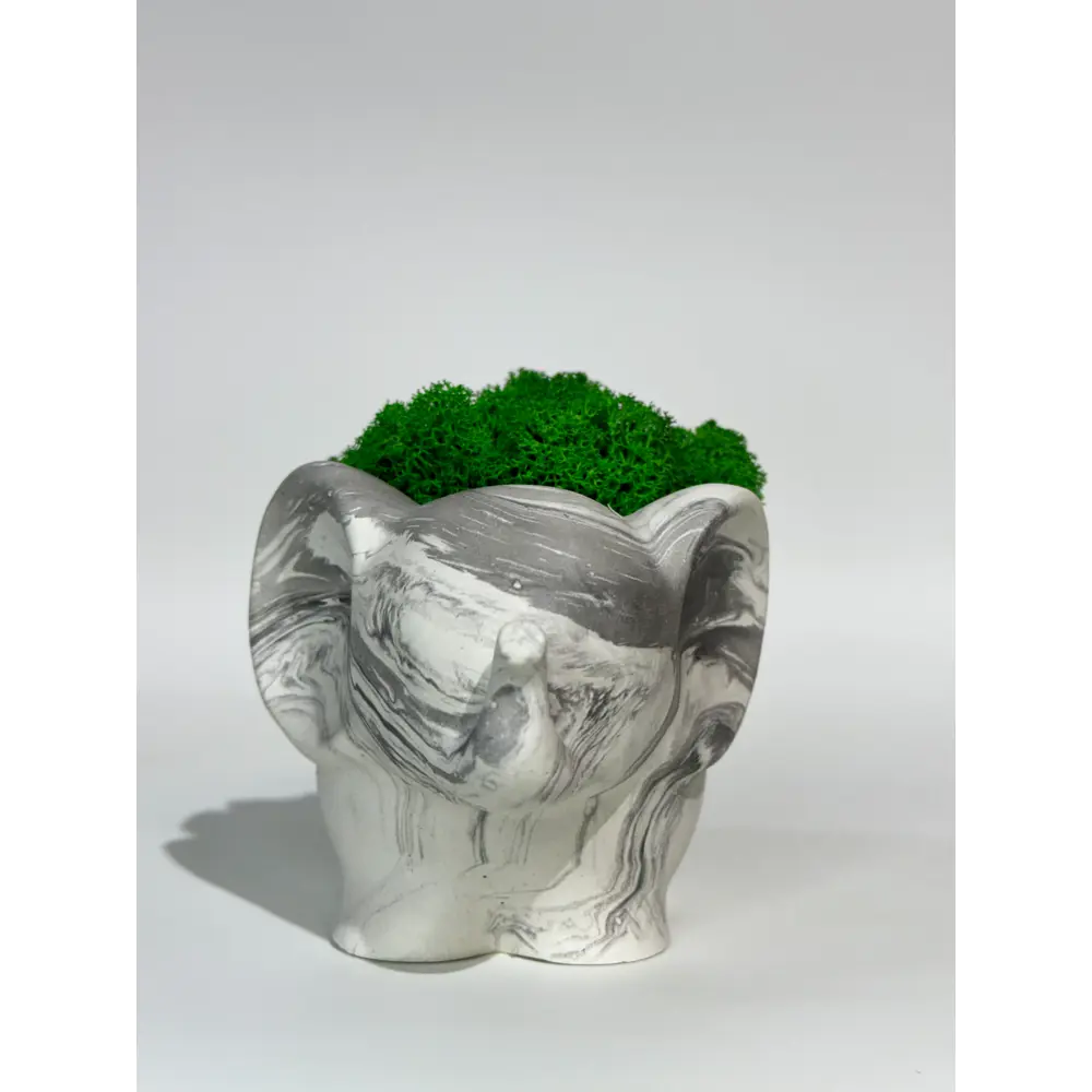 Фото 5 Кашпо гипсовое Floral Слон мраморный Фото 5 Кашпо гипсовое Floral Слон мраморный