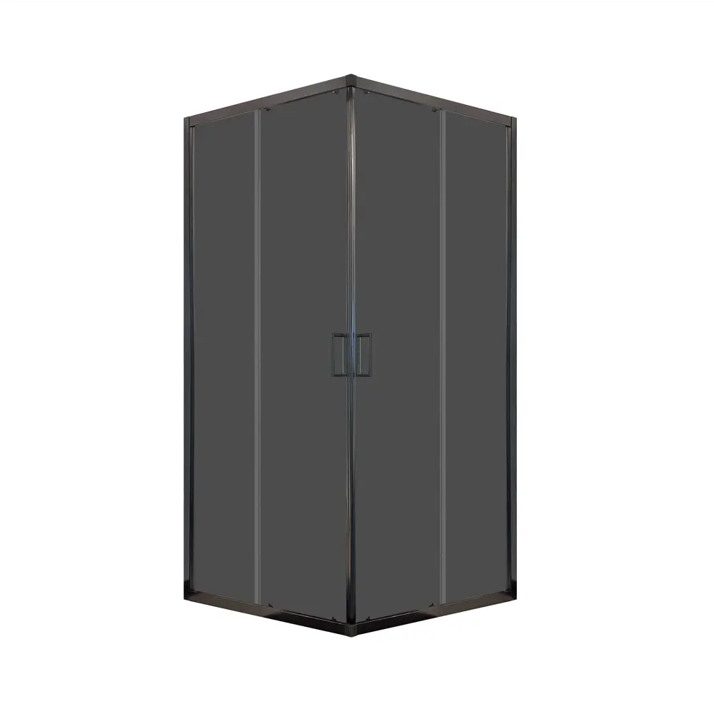 Фото 4 Душевое ограждение Domani-Spa Cube V99 90x90x190 см тонированное стекло 5 мм, графит профиль, Black accents Фото 4 Душевое ограждение Domani-Spa Cube V99 90x90x190 см тонированное стекло 5 мм, графит профиль, Black accents