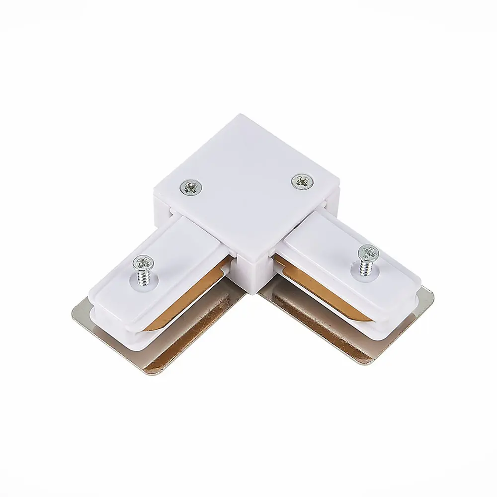 Фото 3 Коннектор St Luce St002.529.00 угловой жесткий для соединения трековых шинопроводов однофазный цвет белый