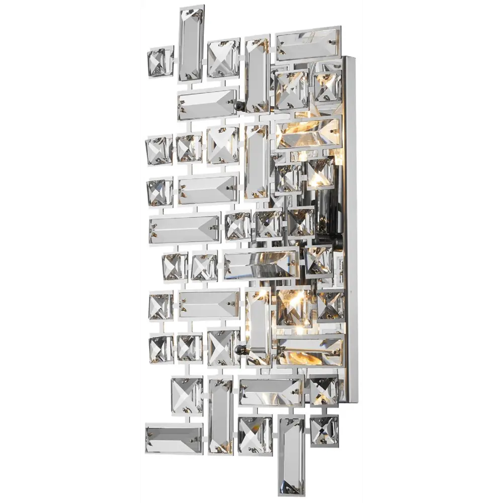 Фото 2 Настенный светильник Stilfort Tetrix Sf2171-09-02w цвет хром Фото 2 Настенный светильник Stilfort Tetrix Sf2171-09-02w цвет хром