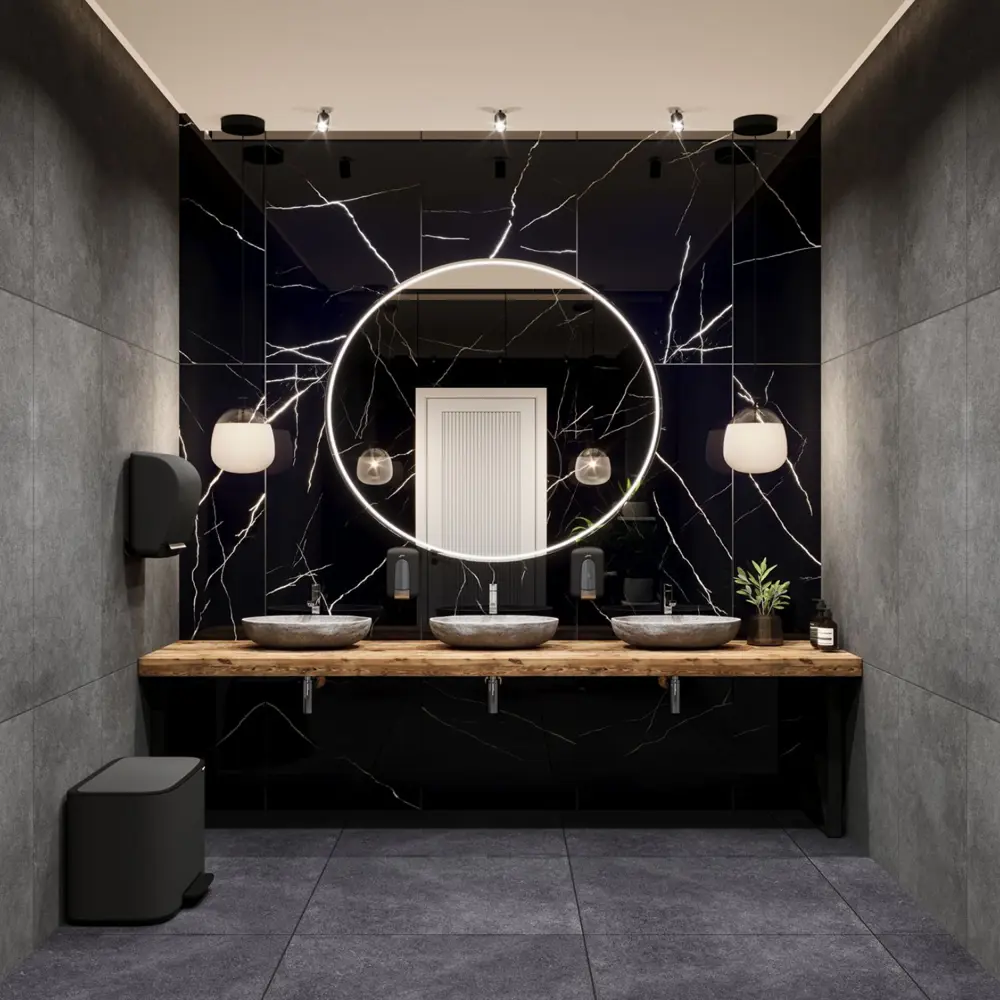 Фото 2 Керамогранит Estima Luna LN04 80x80 см 1.28 м² неполированный цвет черный, цена за упаковку Фото 2 Керамогранит Estima Luna LN04 80x80 см 1.28 м² неполированный цвет черный, цена за упаковку