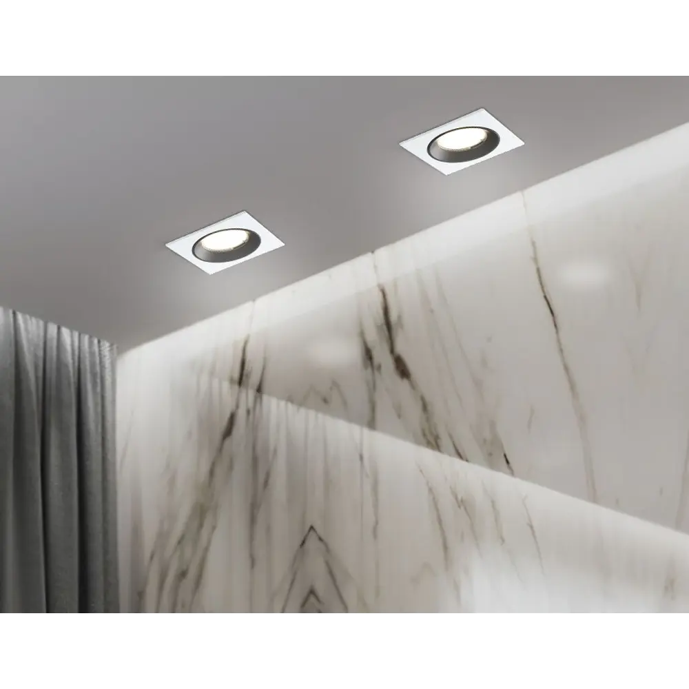 Фото 6 Светильник точечный встраиваемый Ambrella Light Standard tech A8925 под отверстие 80 мм GU5.3 цвет белый Фото 6 Светильник точечный встраиваемый Ambrella Light Standard tech A8925 под отверстие 80 мм GU5.3 цвет белый