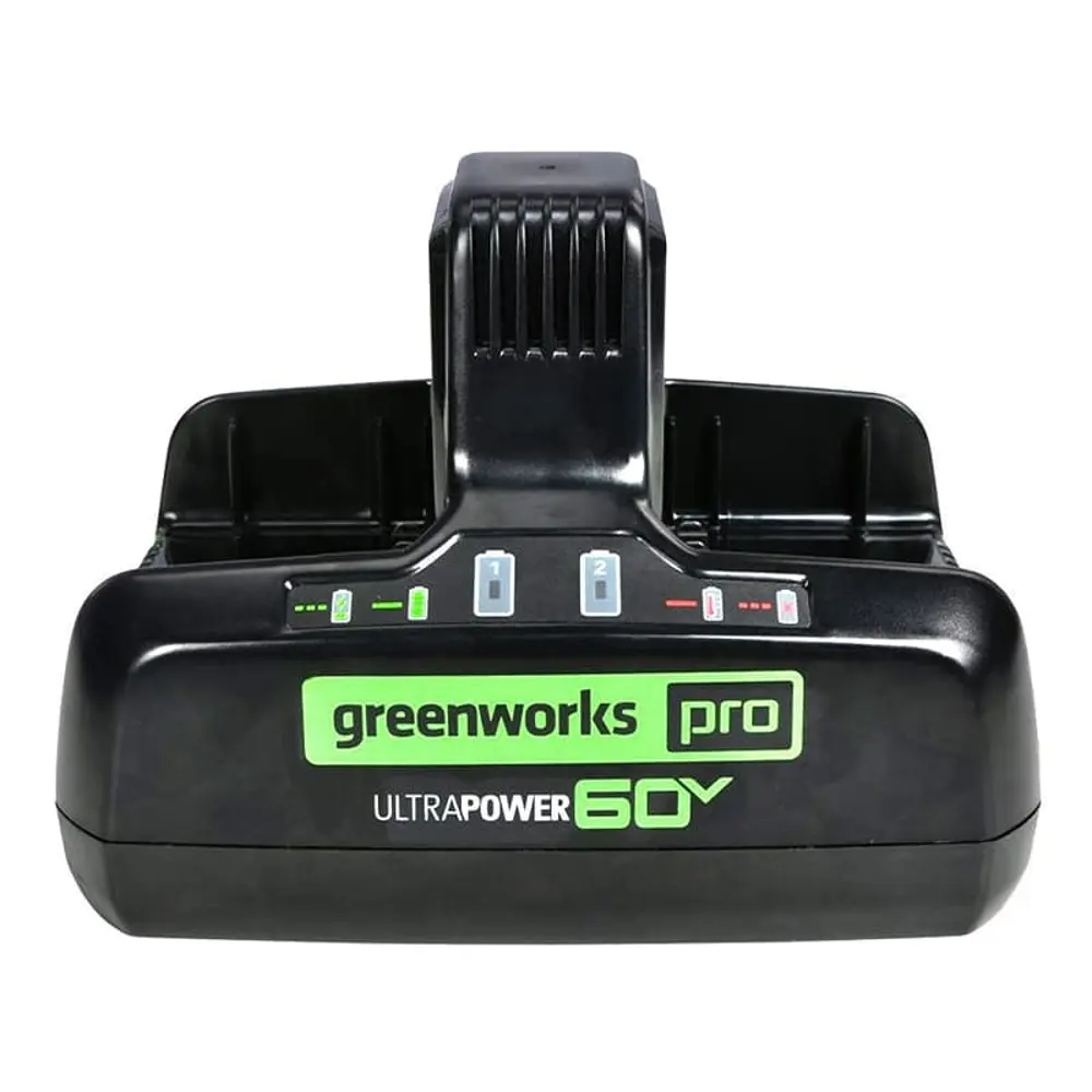 Фото 2 Зарядное устройство Greenworks G60DC10 в комплекте с перчатками Фото 2 Зарядное устройство Greenworks G60DC10 в комплекте с перчатками