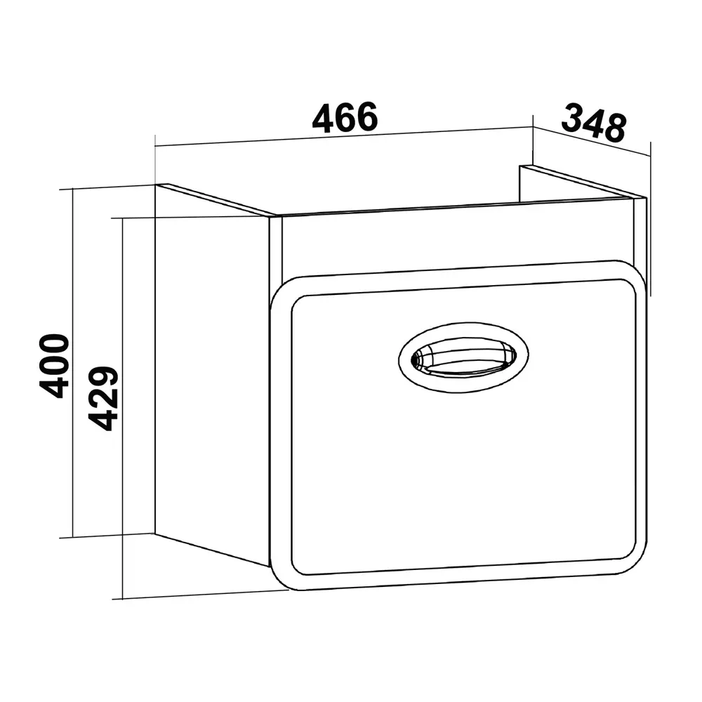 Фото 3 Тумба под раковину Runo Капри 00-00001110 50см