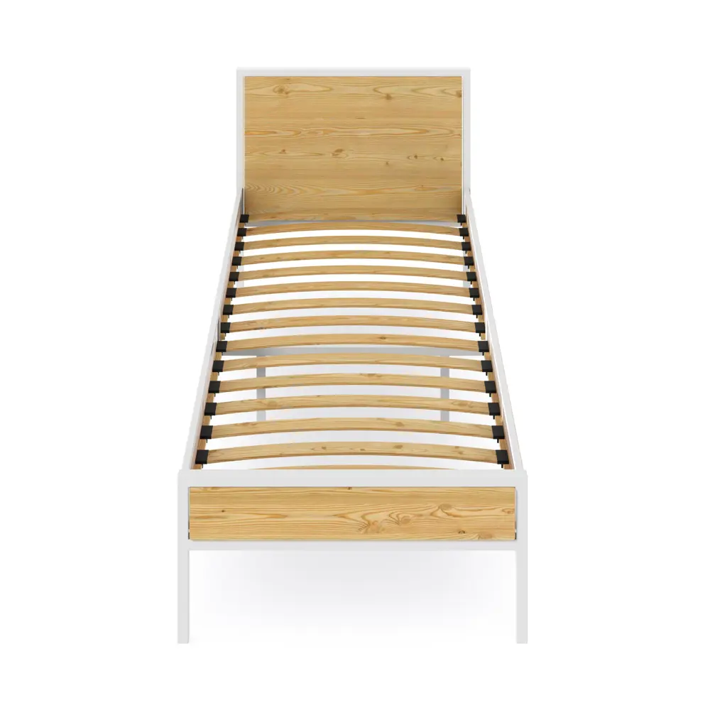 Фото 2 Кровать Solarius Komp80loft-net-white-orto 85 x 89 x 206 см сосна цвет белый Фото 2 Кровать Solarius Komp80loft-net-white-orto 85 x 89 x 206 см сосна цвет белый