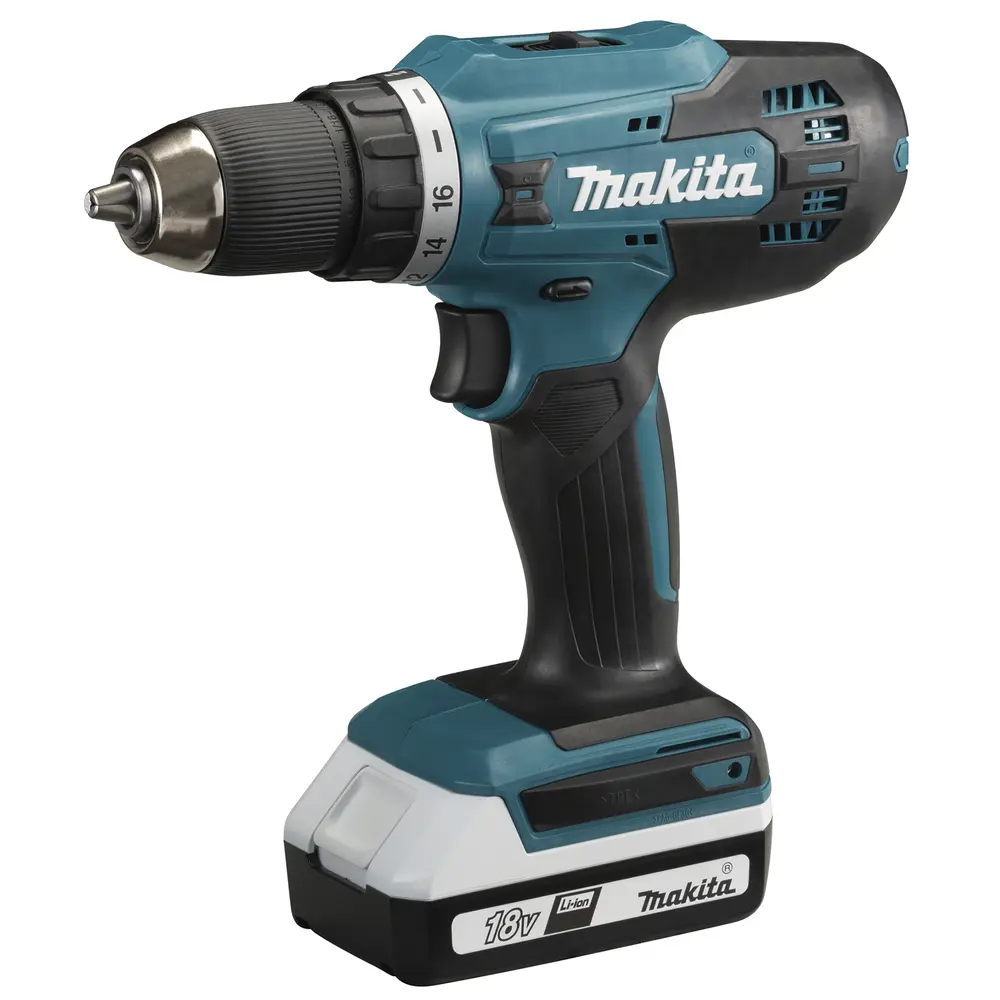 Фото 3 Дрель-шуруповерт аккумуляторная Makita G DF488DWAE, 18 Вт Li-Ion 2x2 Ач Фото 3 Дрель-шуруповерт аккумуляторная Makita G DF488DWAE, 18 Вт Li-Ion 2x2 Ач