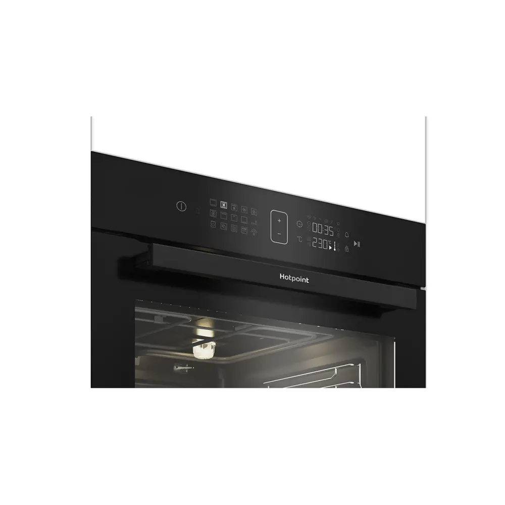 Фото 3 Встраиваемый духовой шкаф Hotpoint Fe8 1351 Sh Blg 59.40x59.50x56.70 см цвет черный Фото 3 Встраиваемый духовой шкаф Hotpoint Fe8 1351 Sh Blg 59.40x59.50x56.70 см цвет черный