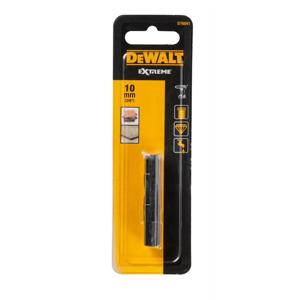 Фото Сверло трубчатое по стеклу Dewalt DT6041-QZ 10 мм Фото Сверло трубчатое по стеклу Dewalt DT6041-QZ 10 мм