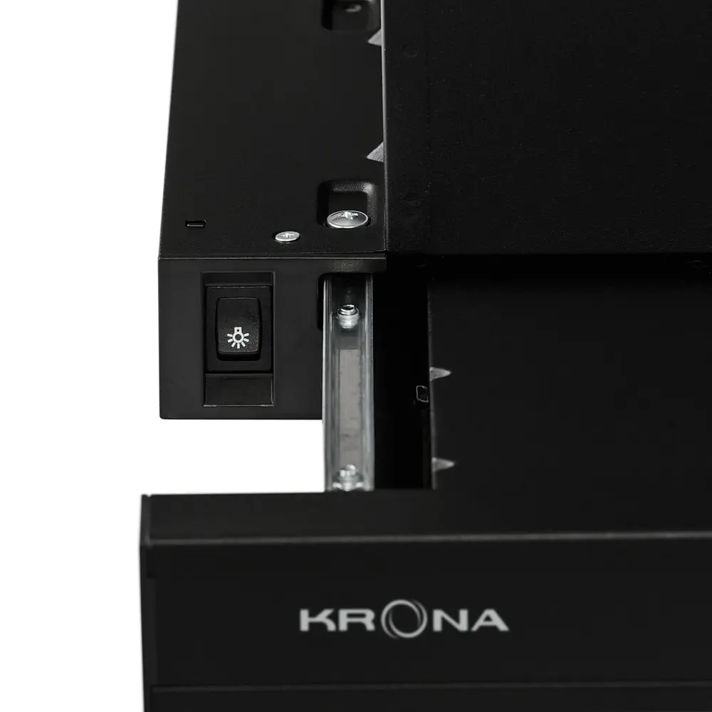Фото 5 Вытяжка Krona KAMILLA 600 GLASS BLACK 60 см цвет черный Фото 5 Вытяжка Krona KAMILLA 600 GLASS BLACK 60 см цвет черный