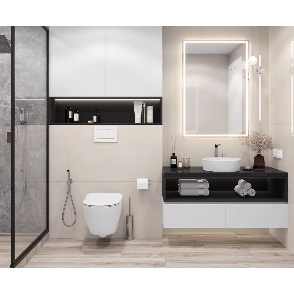 Фото Керамогранит Laparet French Crema 60x120см 1.44 м² цвет бежевый, цена за упаковку