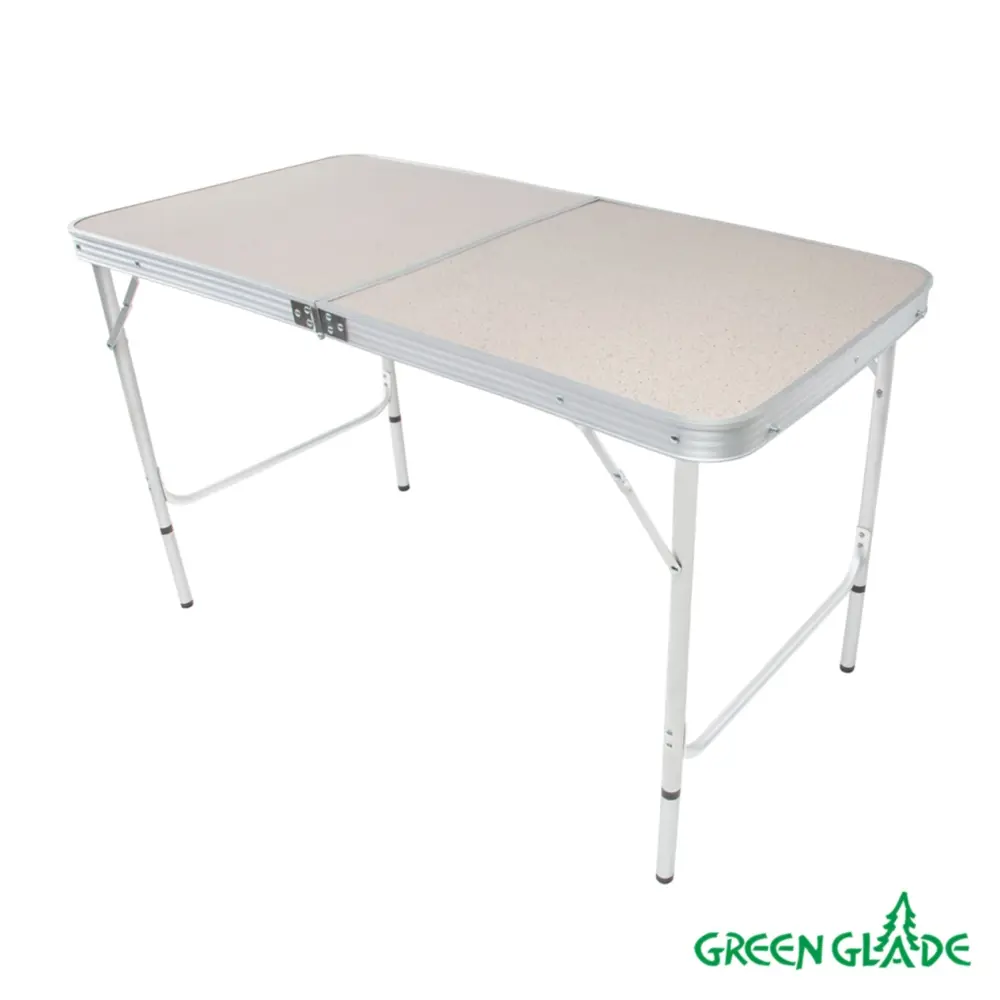 Фото 3 Раздвижной садовый стол складной Green glade 5104 60 - 120 см x 60 см x 80 см алюминий бежевый Фото 3 Раздвижной садовый стол складной Green glade 5104 60 - 120 см x 60 см x 80 см алюминий бежевый