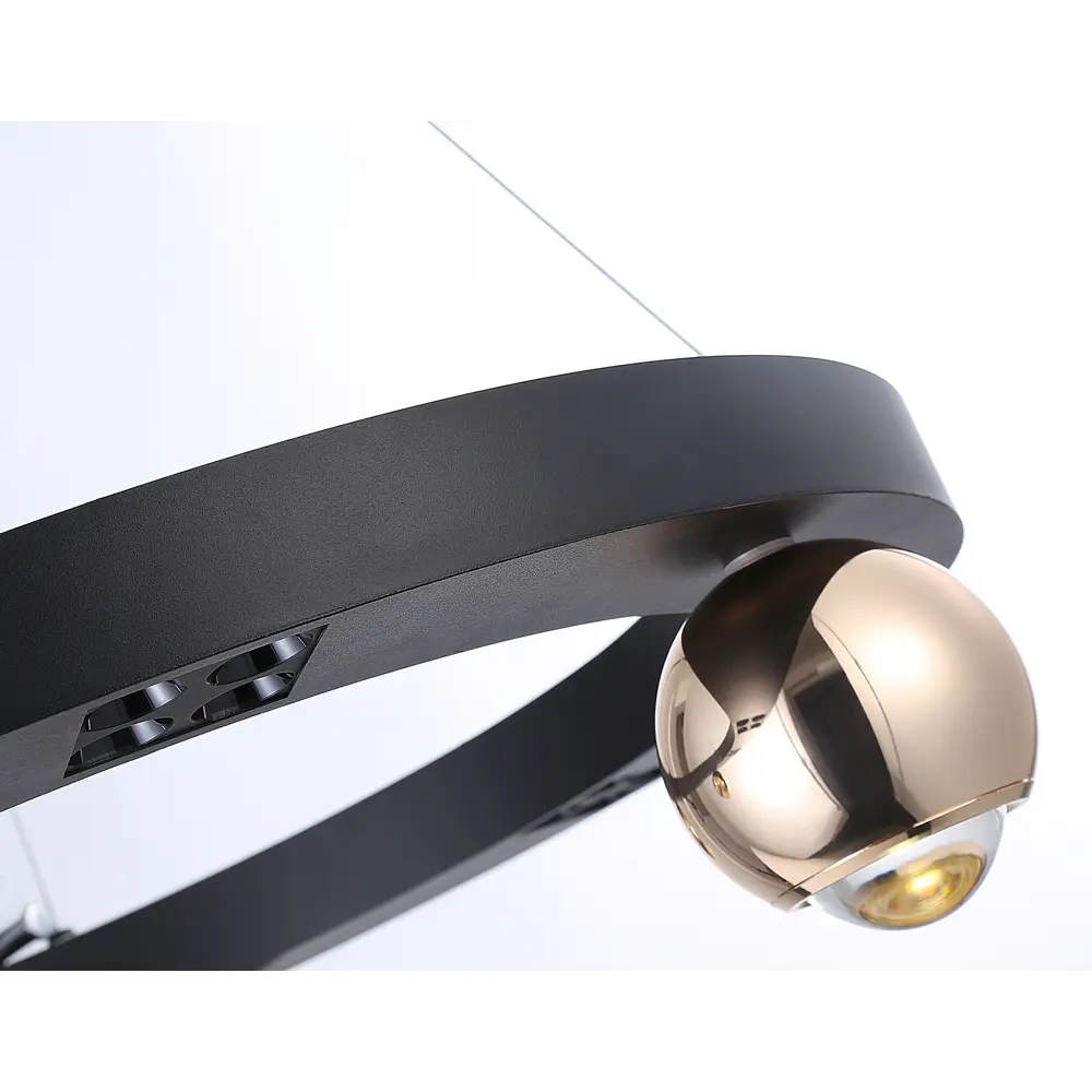 Фото 5 Люстра подвесная светодиодная Ambrella Light Comfort Ambr_fl5961 20 м² нейтральный белый свет цвет черный Фото 5 Люстра подвесная светодиодная Ambrella Light Comfort Ambr_fl5961 20 м² нейтральный белый свет цвет черный