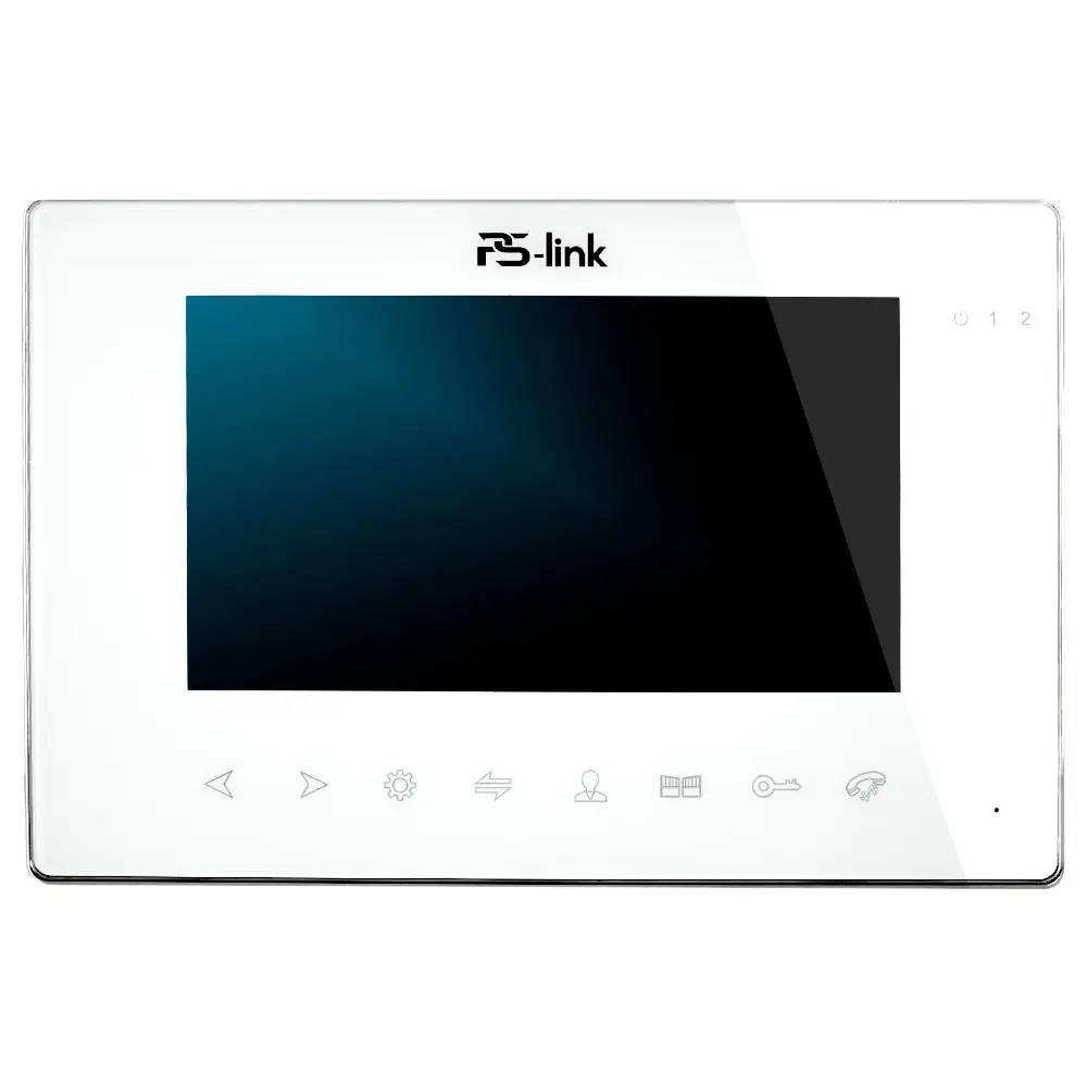Фото 2 Комплект видеодомофона Ps-link KIT-714TDP-201CR-S 7" цвет белый Фото 2 Комплект видеодомофона Ps-link KIT-714TDP-201CR-S 7" цвет белый