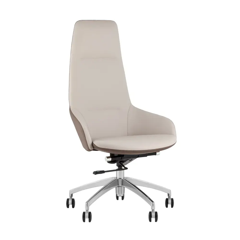 Фото 5 Офисное кресло Stool group Soulo 66x122x63 см эко кожа цвет бежевый, коричневый Фото 5 Офисное кресло Stool group Soulo 66x122x63 см эко кожа цвет бежевый, коричневый