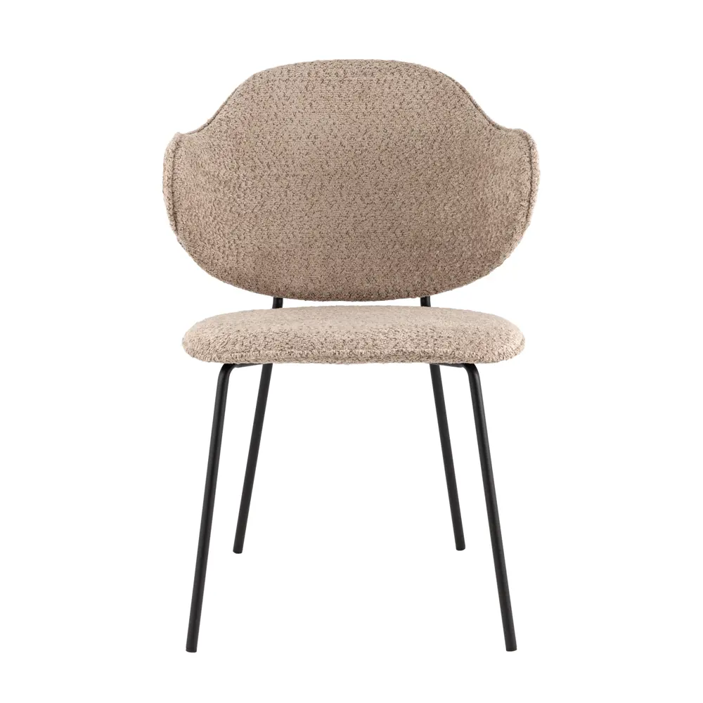 Фото 6 Стул Stool group Bellamy 49x82x44 см ткань цвет кофейный