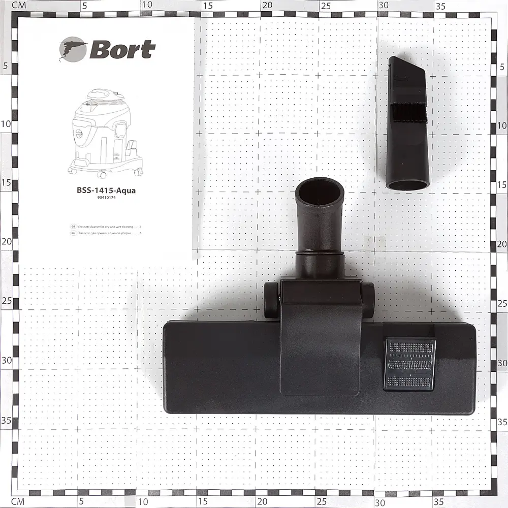 Фото 9 Пылесос строительный Bort BSS-1415-AQUA, 1400 Вт, 15 л Фото 9 Пылесос строительный Bort BSS-1415-AQUA, 1400 Вт, 15 л