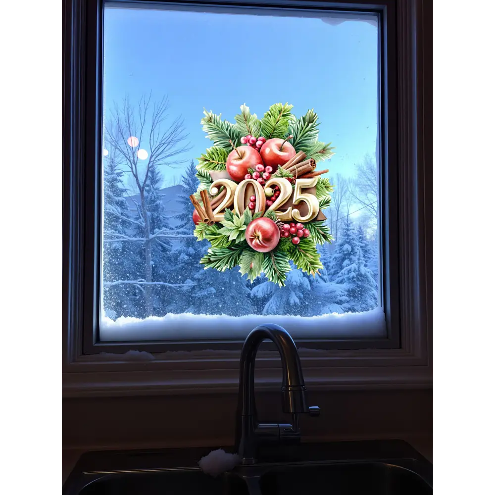 Фото 3 Наклейка Lisadecor Новый год 50 см х 40 см Фото 3 Наклейка Lisadecor Новый год 50 см х 40 см