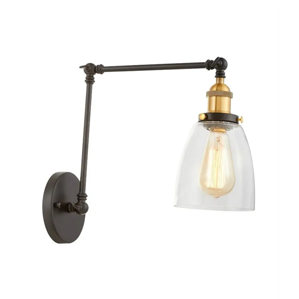 Фото Настенный светильник Lumina deco Fabi Ldw 6800-2 md+pr цвет черный Фото Настенный светильник Lumina deco Fabi Ldw 6800-2 md+pr цвет черный