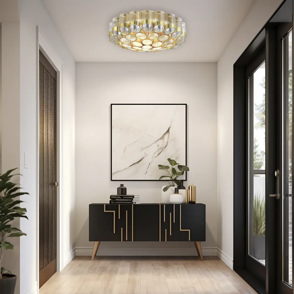 Фото 8 Люстра потолочная St luce Accord Sl1662.302.19 19 ламп 57 м² цвет золотой Фото 8 Люстра потолочная St luce Accord Sl1662.302.19 19 ламп 57 м² цвет золотой