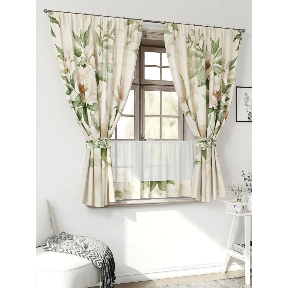 Фото 3 Комплект штор Comfy way Иномик - 81 CW705081-160 на шторной ленте 160x150 см цвет бежевый Фото 3 Комплект штор Comfy way Иномик - 81 CW705081-160 на шторной ленте 160x150 см цвет бежевый
