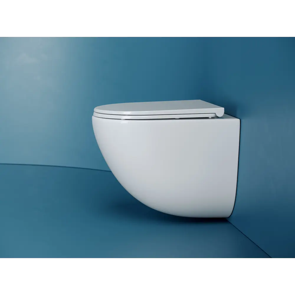 Фото 6 Унитаз подвесной Ceramicanova Vogue CN4008T безободковый с сиденьем микролифт Фото 6 Унитаз подвесной Ceramicanova Vogue CN4008T безободковый с сиденьем микролифт