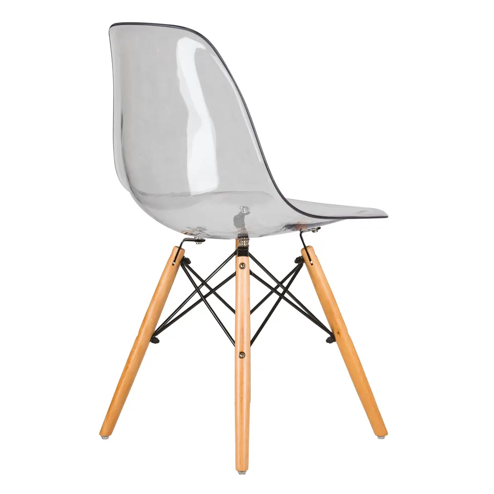 Фото 4 Комплект кухонных стульев 4 шт Dobrin Dsw casper lmzl-pc818 46x46x52 см пластик цвет прозрачный Фото 4 Комплект кухонных стульев 4 шт Dobrin Dsw casper lmzl-pc818 46x46x52 см пластик цвет прозрачный
